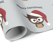 Papier Cadeau Merry Christmas (Coin rond)