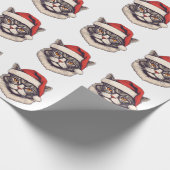 Papier Cadeau Merry christmas (Coin)