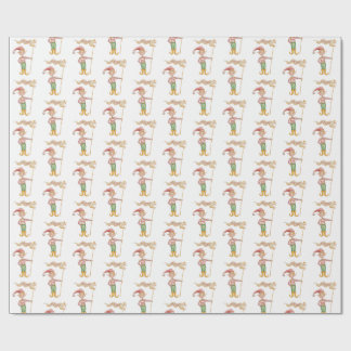 Papier Cadeau Merry Christmas Elf wrapping paper