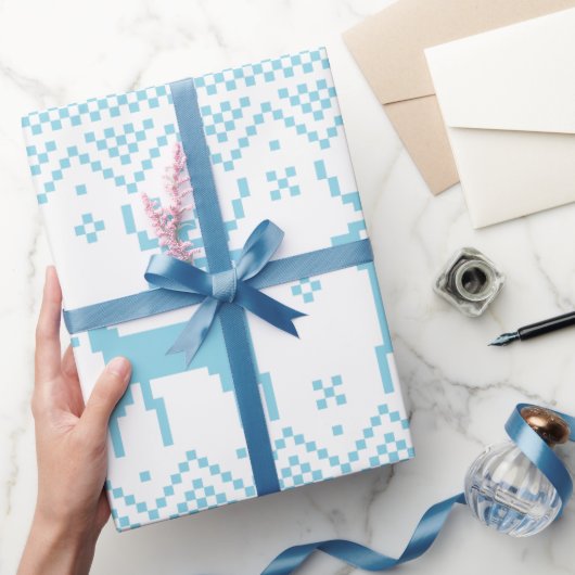 Papier Cadeau Merry Christmas pattern 1 (Cadeaux)