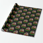 Papier Cadeau Merry Christmas Tree Buffalo Plaid Red White Green<br><div class="desc">Christmas Tree Buffalo Plaid Red White Green Xmas Light Gift sera une drôle d'idée de gag de jumelage de famille pour vous,  maman,  papa,  fils et fille. Le cool Noël surprise que tout le monde appréciera de porter avec son pj's pendant la saison des fêtes.</div>