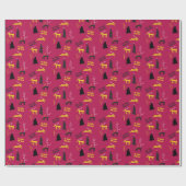 PAPIER CADEAU MERRY ET DEER NOËL (Plat)