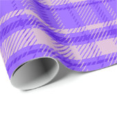 Papier Cadeau Merry Peri Plaid Bold Holiday (Coin rond)