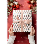 Papier Cadeau Merry Puffin