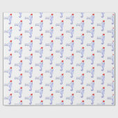 Papier Cadeau Mers d'hippocampe et papier d'emballage de (Plat)