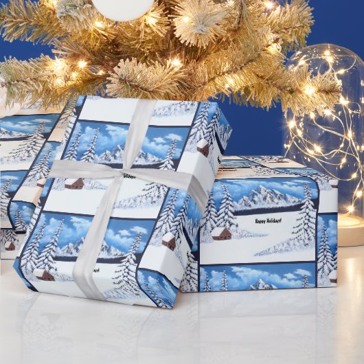 Papier Cadeau Merveille d'hiver (Vacances)
