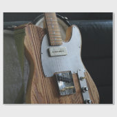 Papier Cadeau Merveilleuse guitare (Plat)