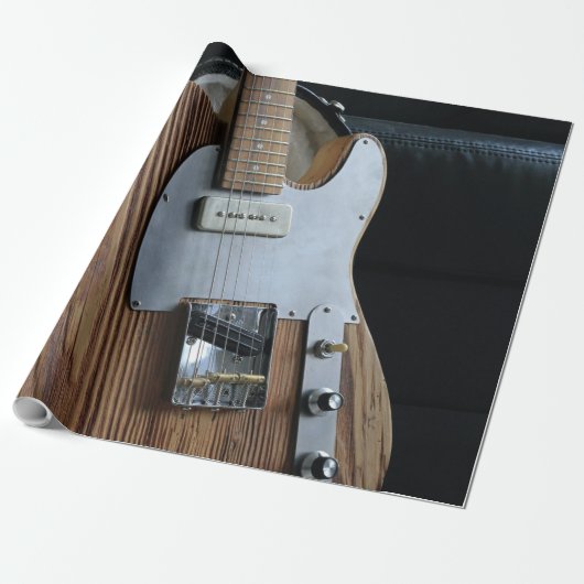 Papier Cadeau Merveilleuse guitare (Déroulé)