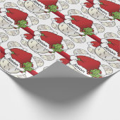 Papier Cadeau Merveilleux Christmas Golf Ball | Nom DO-IT-YOURSE (Coin)