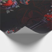 Papier Cadeau Merveilleux dragon chinois (Coin)