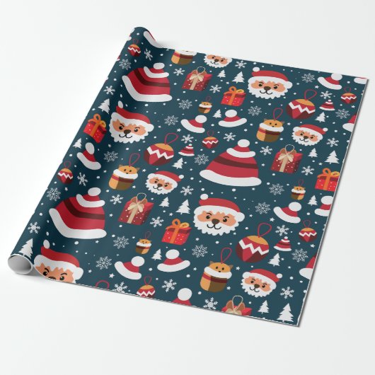 Papier Cadeau Merveilleux Noël (Déroulé)