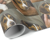 Papier Cadeau Mes Beagles (Coin rond)