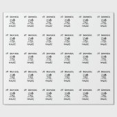 Papier Cadeau Mes tambours Brother Rocks (Plat)