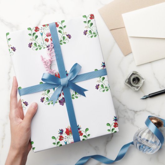 Papier Cadeau Message pour les amoureux vintage (Cadeaux)