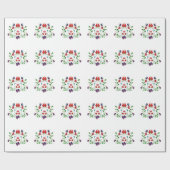 Papier Cadeau Message pour les amoureux vintage (Plat)