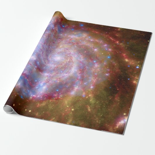 Papier Cadeau Messier 101 Spiral Galaxy - Télescope Hubble Photo (Déroulé)