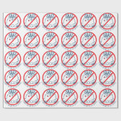 Papier Cadeau met bas la chemise de chèvre de Chicago (Plat)