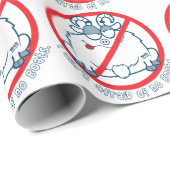 Papier Cadeau met bas la chemise de chèvre de Chicago (Coin rond)