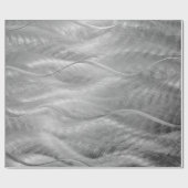 Papier Cadeau Métal argenté Abstrait (Plat)