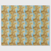 Papier Cadeau Métal blanc corrompu : Rust Streaks Texture (Plat)
