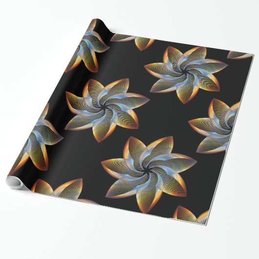 Papier Cadeau Métal cool 5 (Déroulé)