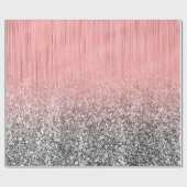 Papier Cadeau Métal et Parties scintillant (Plat)