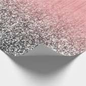 Papier Cadeau Métal et Parties scintillant (Coin)