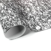 Papier Cadeau Métal et Parties scintillant (Coin rond)