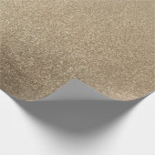 Papier Cadeau métal or classique élégant (Coin)
