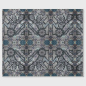 Papier Cadeau Métal vivant gris no 2 (Plat)