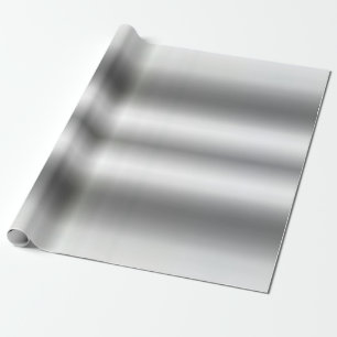 Papier Cadeau Metallic Faux Silver Glam Modèle Meilleur Élégant