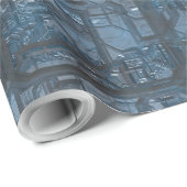 Papier Cadeau metallica (Coin rond)