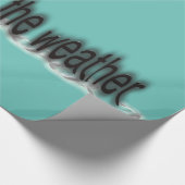 Papier Cadeau Météo dans les vêtements de pluie (Coin)