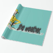 Papier Cadeau Météo dans les vêtements de pluie (Déroulé)