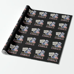 Papier Cadeau Mettons fin à la Dramala et votons pour Kamala
