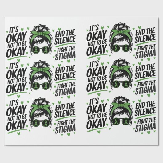 Papier Cadeau Mettre fin au silence, combattre la stigmatisation (Couture)