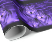 Papier Cadeau Meute de loups (Coin rond)