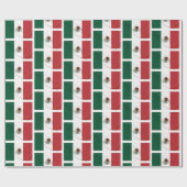 Papier Cadeau MEXIQUE | Bandera de México | DRAPEAU MEXICAIN (Plat)