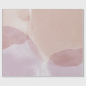 Papier Cadeau Mi-siècle moderne Motif Abstrait rose (Plat)