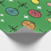 Papier Cadeau Mi-siècle Moderne Rétro (Coin)