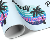 Papier Cadeau Miami Beach (Coin rond)