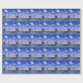 Papier Cadeau Miami, Floride Skyline (Plat)