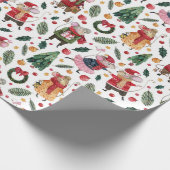 Papier Cadeau Mice de Noël (Coin)