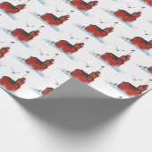 Papier Cadeau Michigan Big Red Lighthouse (Coin)