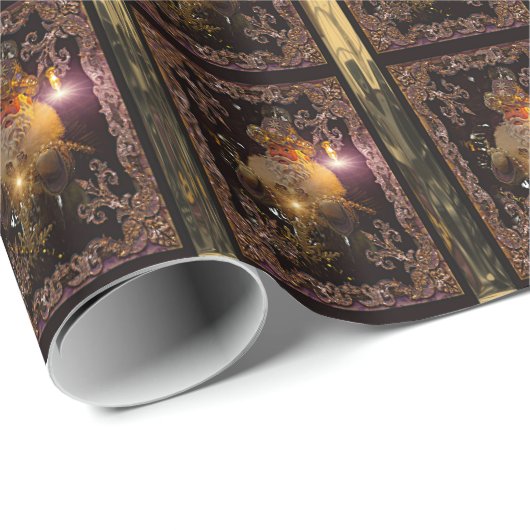 Papier Cadeau Micro Christmas Père Noël 22 St. Nicholas Victoria (Coin rond)