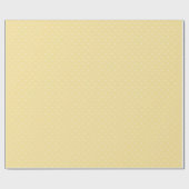 Papier Cadeau Micro pois blanc - jaune canari (Plat)
