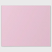 Papier Cadeau Micro pois blanc - Rose clair (Plat)