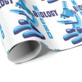 Papier Cadeau Microbiologie (Coin rond)