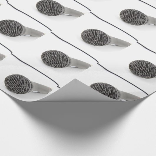 Papier Cadeau Microphone de studio (Coin)