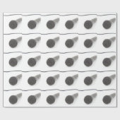 Papier Cadeau Microphone de studio (Plat)